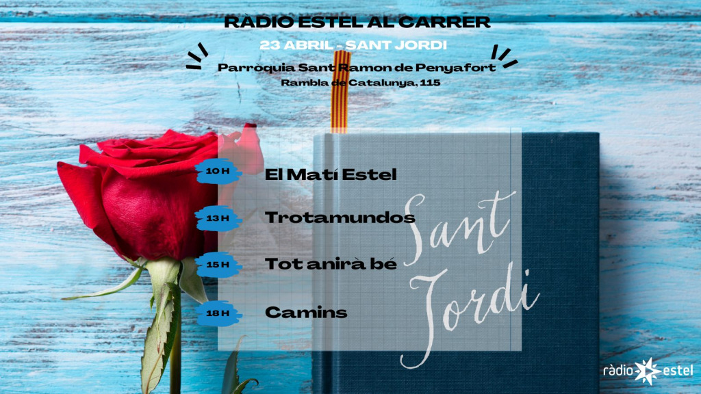 Programació Especial de Ràdio Estel per Sant Jordi