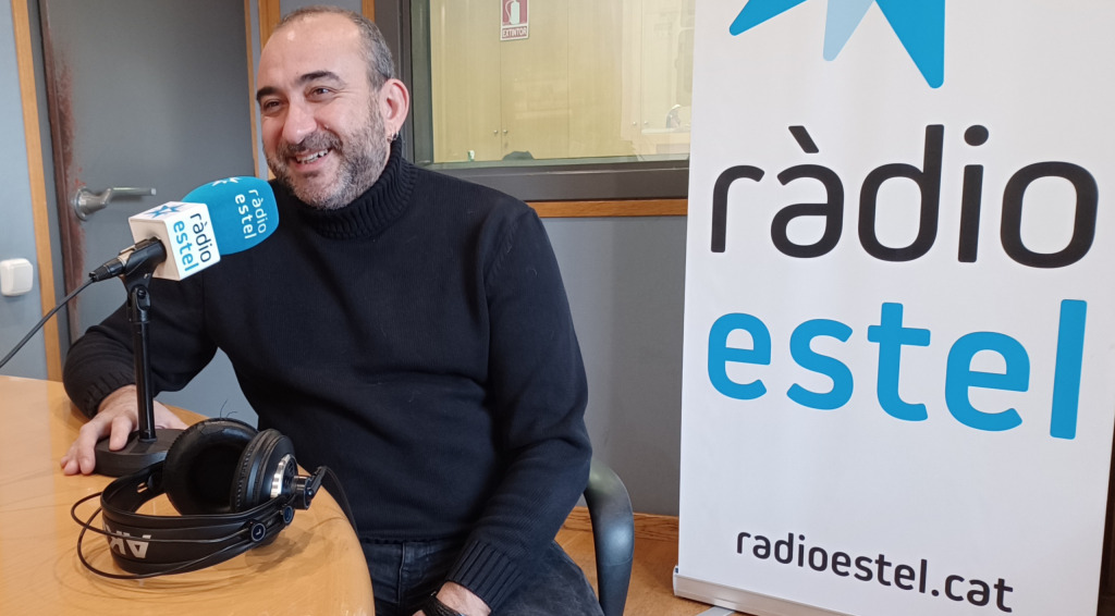 Javier Pacheco, secretari general de Comissions Obreres de Catalunya, als estudis de Ràdio Estel