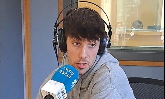 El cantant Fortuu, a Ràdio Estel