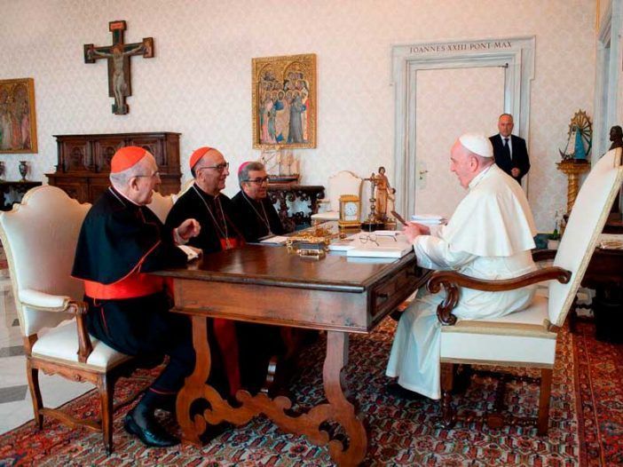 El Papa rep la Conferència Episcopal Espanyola