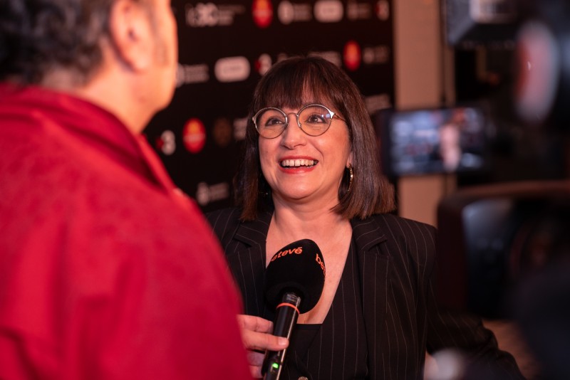 Judith Colell, presidenta de l'Academia de Cinema Català, a la festa de candidats dels XVI Premis Gaudí.