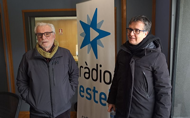 Lluís Marco i Raimon Molins als estudis de Ràdio Estel | RÀDIO ESTEL