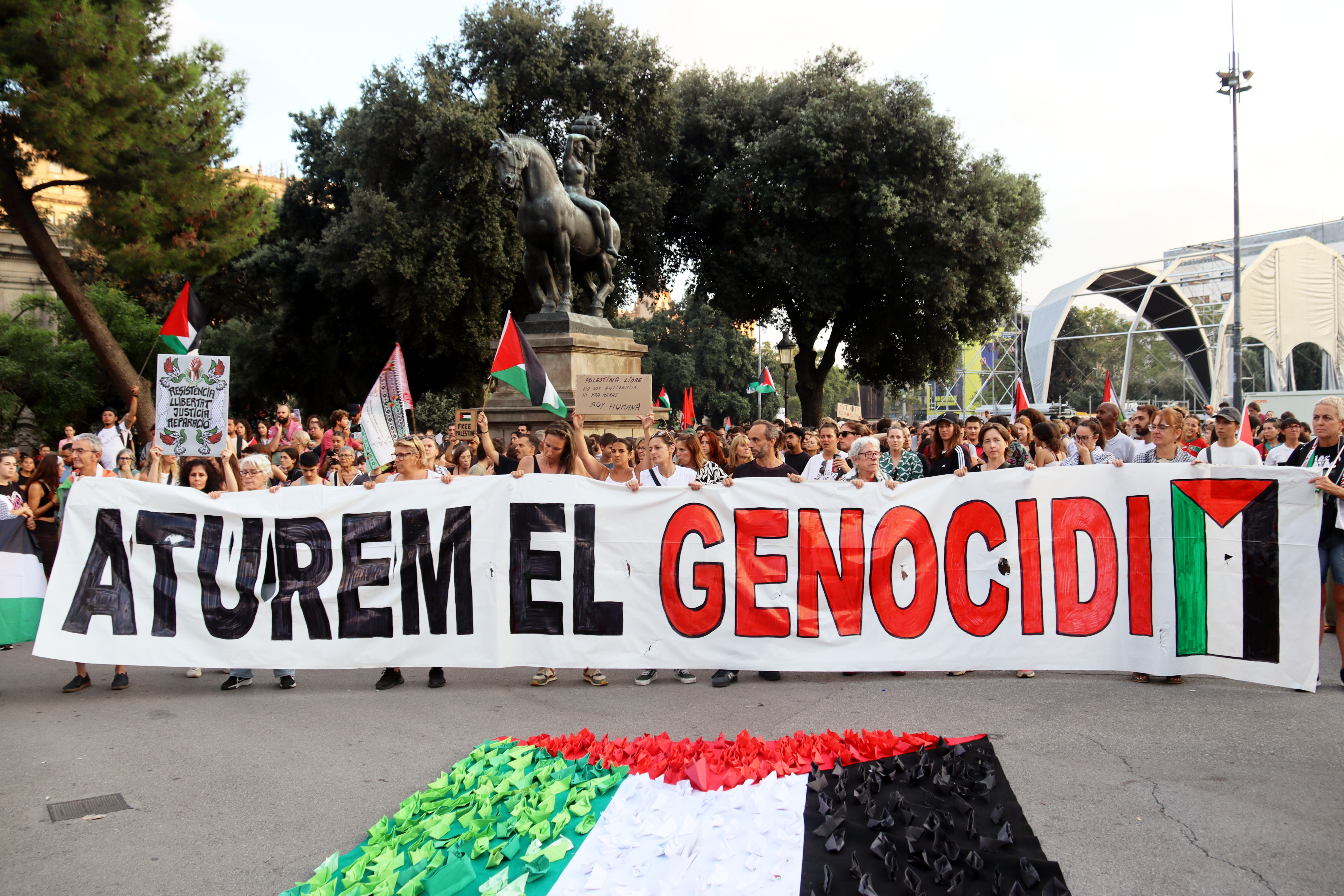 La Comunitat Palestina a Catalunya defineix Gaza com a "camp d'extermini"