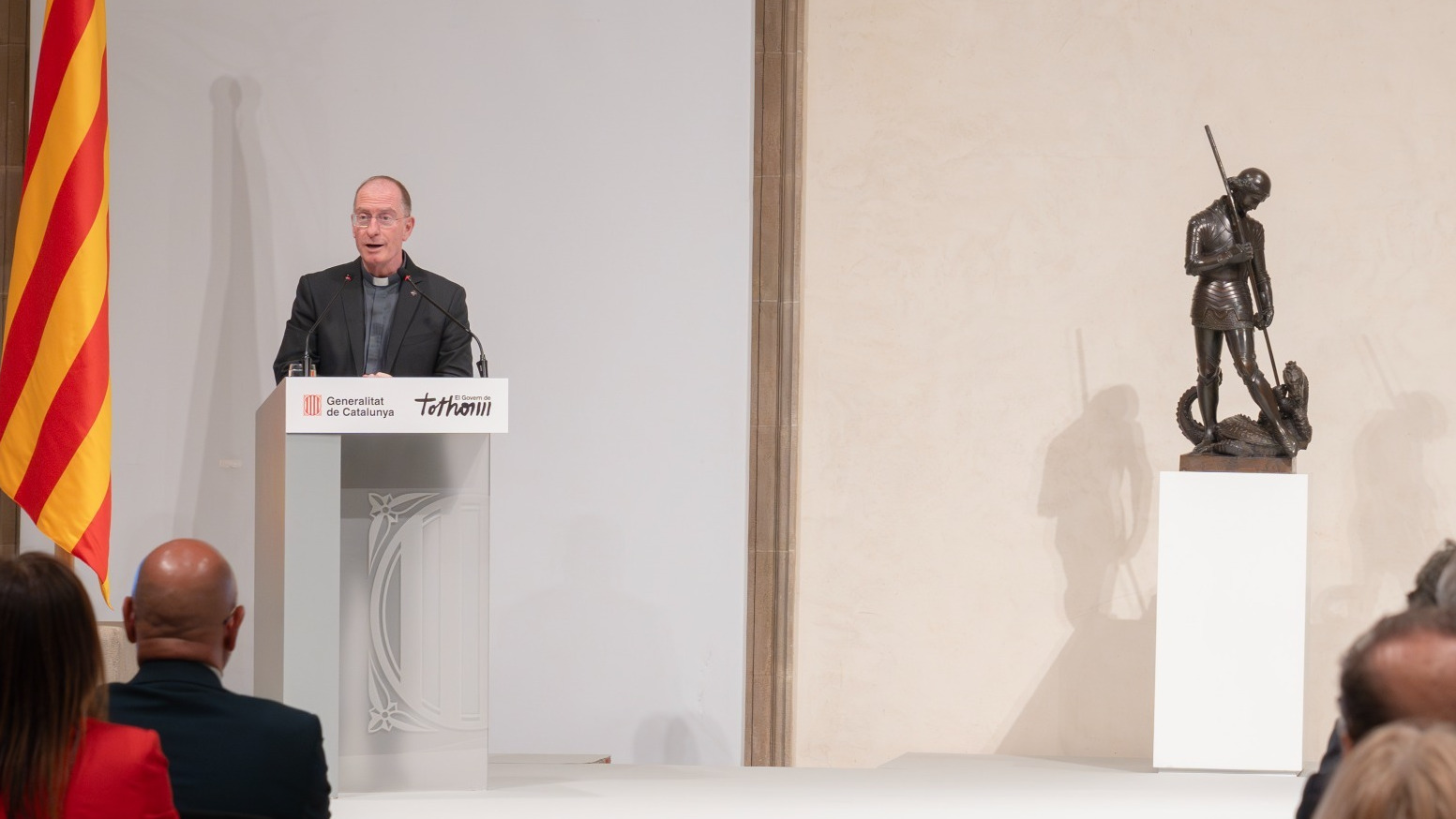 Mossèn Turull: "Sant Jordi ens inspira a ser cavallers de Crist"