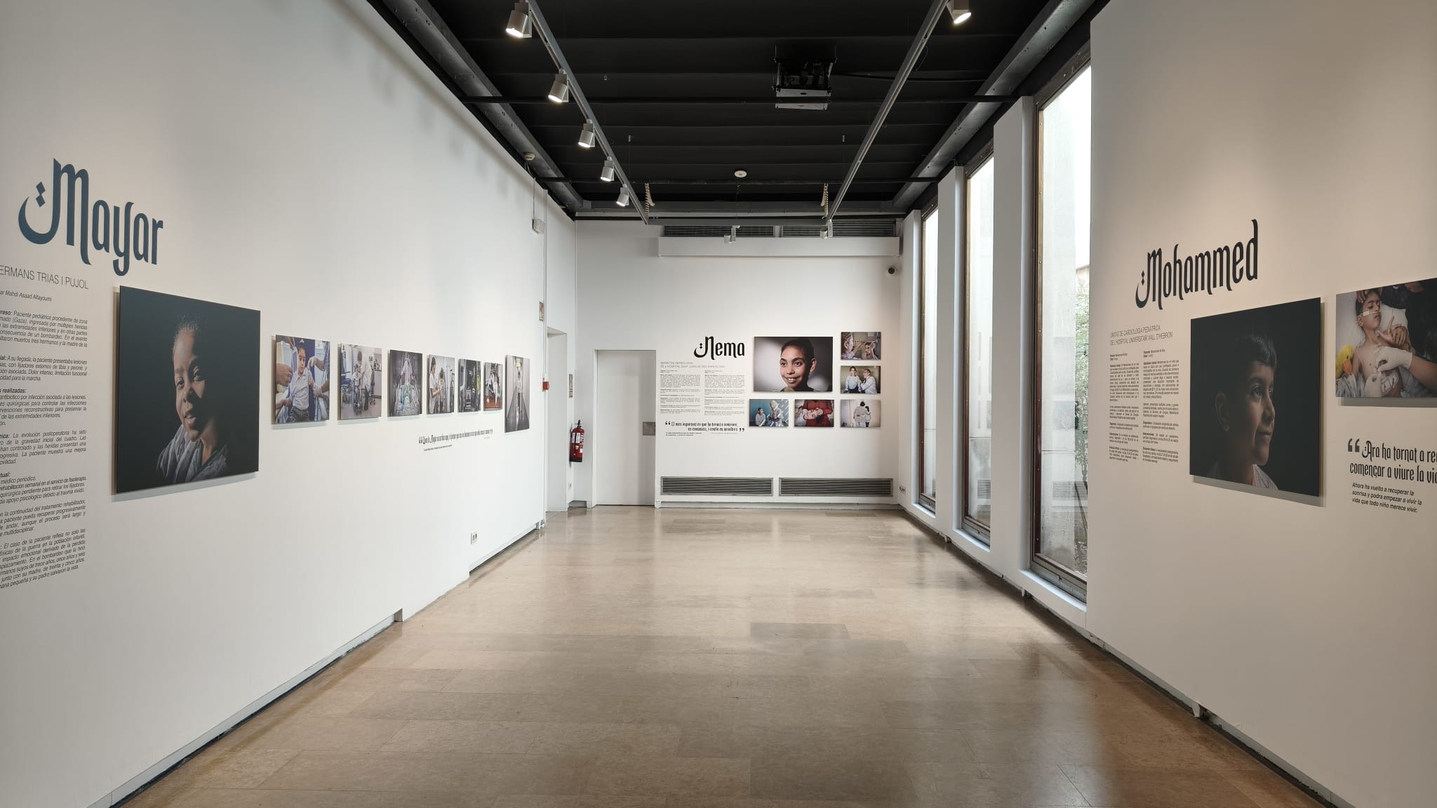 “Quan la sanitat esdevé refugi”: el Palau Robert mostra l'acollida d’infants palestins en hospitals catalans